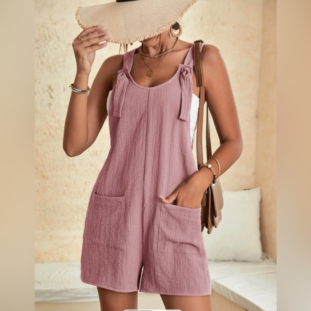 NWOT dusty rose romper